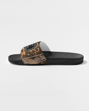 Load image into Gallery viewer, Brown Army Paisely Men&#39;s Slide Sandal