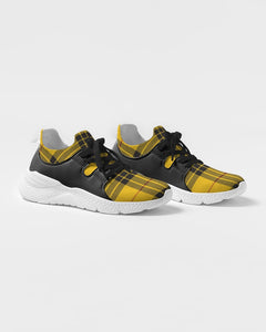 Yellow Plaid Men's Two-Tone Sneaker
