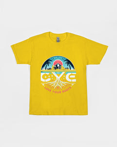 Love your roots logo Heavy Cotton Youth T-Shirt | Gildan