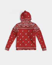 Load image into Gallery viewer, Red paisely Women&#39;s Hoodie