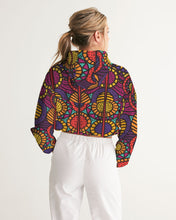 Load image into Gallery viewer, Colorful  Women&#39;s Cropped Windbreaker