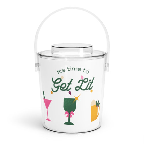 Ice Bucket with Tongs