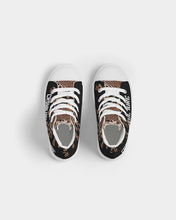 Load image into Gallery viewer, CROWN YOUR CULTURE Kids Hightop Canvas Shoe
