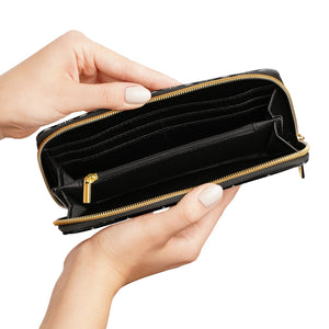 Black C.Y.C Zipper Wallet