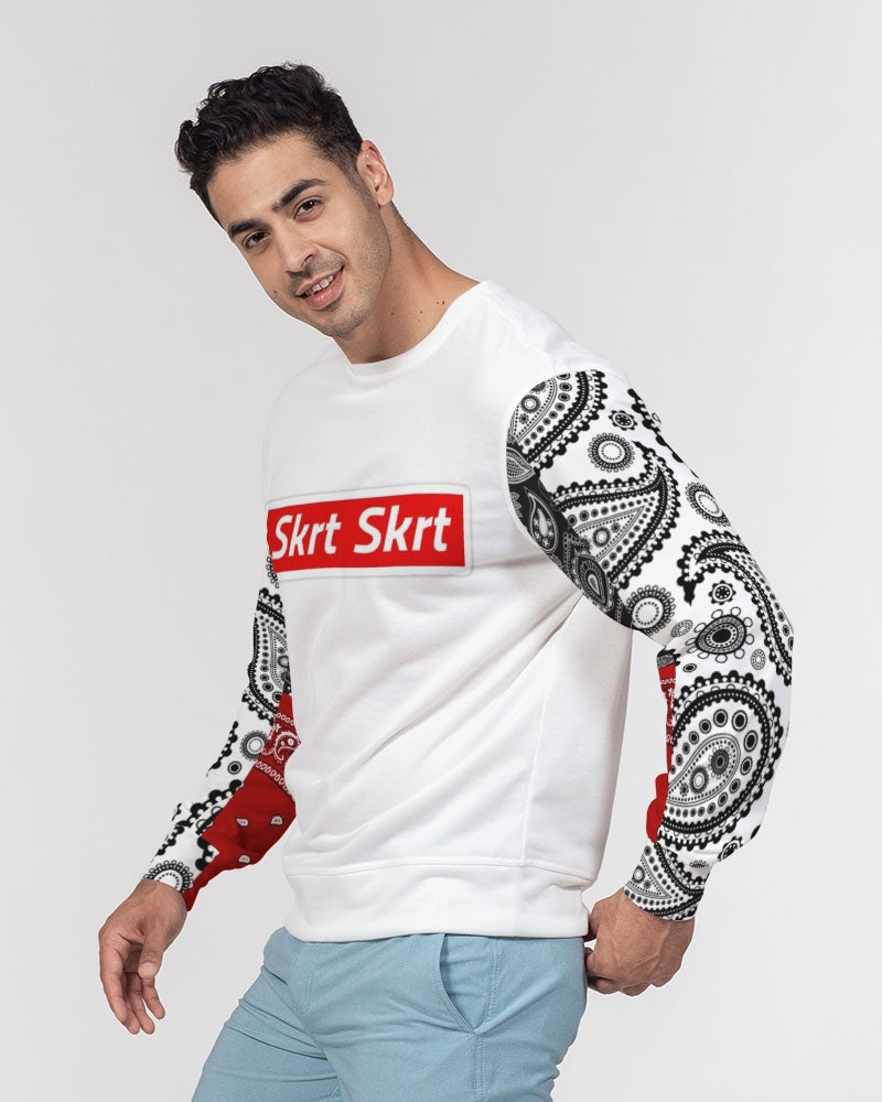 CROWN YOUR CULTURE Men's Classic French Terry Crewneck Pullover