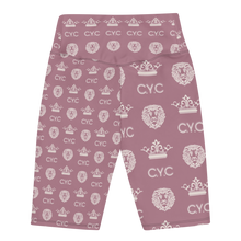 Load image into Gallery viewer, C.Y.C Designer Pink/Plum Biker Shorts