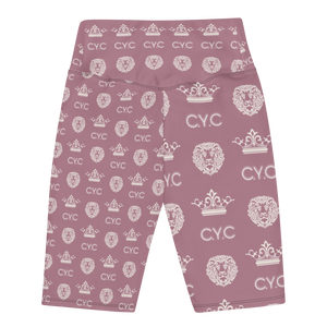 C.Y.C Designer Pink/Plum Biker Shorts