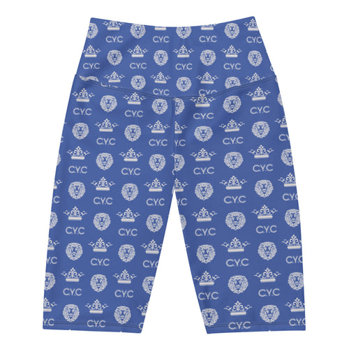 Blue Designer C.Y.C Biker Shorts