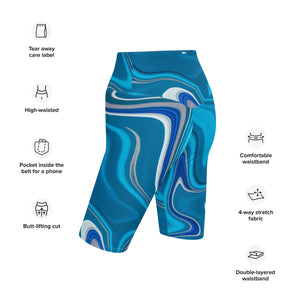 CYC Blue Wave Biker Shorts