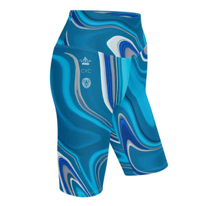 CYC Blue Wave Biker Shorts