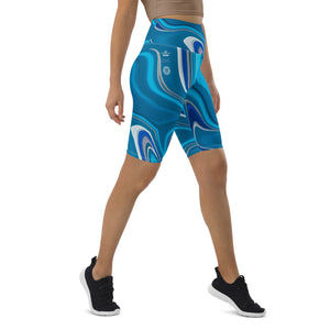 CYC Blue Wave Biker Shorts