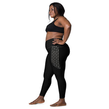 Load image into Gallery viewer, Black C.Y.C Crossover leggings with pockets