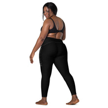Load image into Gallery viewer, Black C.Y.C Crossover leggings with pockets