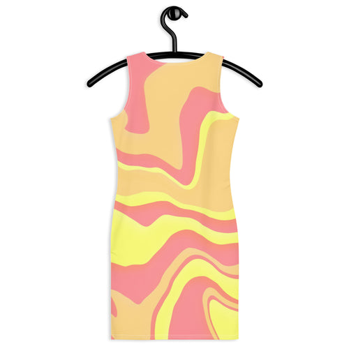 CYC Pink Yellow Swirl Dress