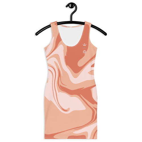 CYC Peach Swirl Dress