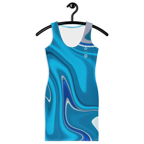CYC Blue Swirl Dress