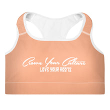 Load image into Gallery viewer, Pastel Orange CYC Padded Sports Bra