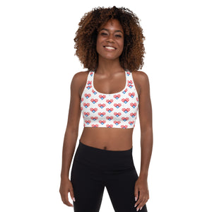 Puerto Rico Padded Sports Bra