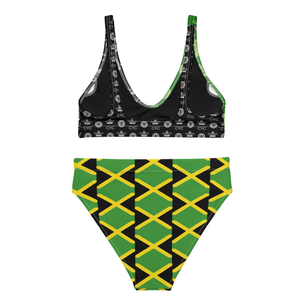 Jamaica C.Y.C designed high-waisted bikini