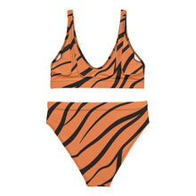 Load image into Gallery viewer, Tiger Print CYC Recycled high-waisted bikini
