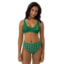 Load image into Gallery viewer, C.Y.C Green Designer Recycled high-waisted bikini