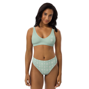 Mint C.Y.C Designer Recycled high-waisted bikini