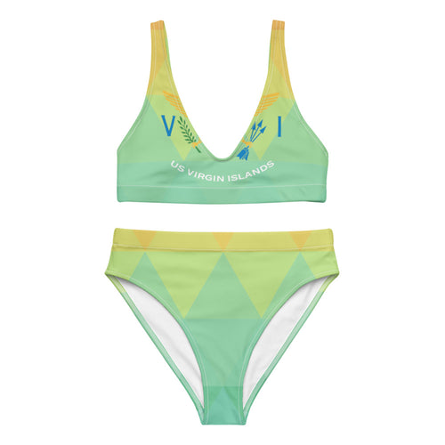 Virgin Islands high-waisted bikini