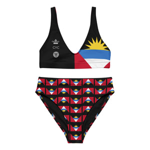 Antigua and Barbuda Recycled high-waisted bikini
