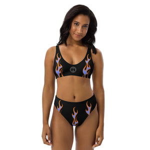 CYC Flaming Recycled high-waisted bikini