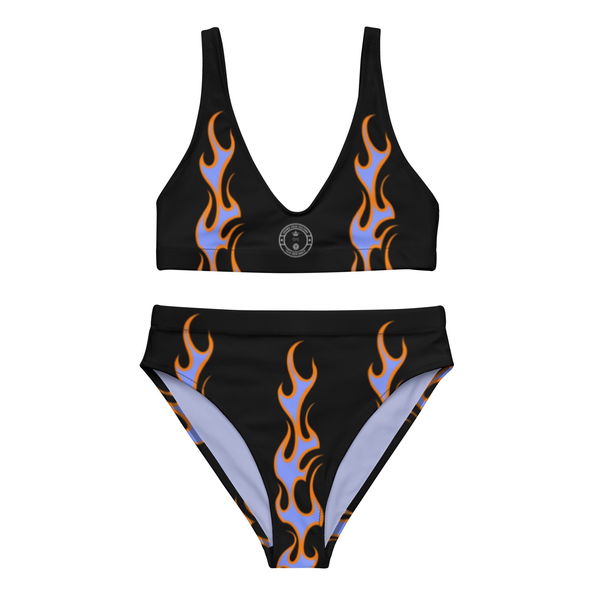 CYC Flaming Recycled high-waisted bikini