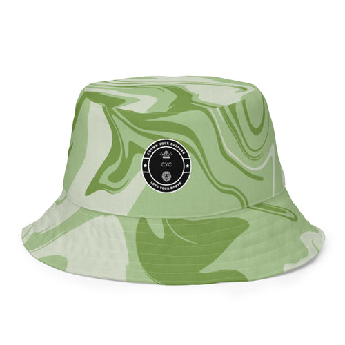CYC Green Swirl Reversible bucket hat