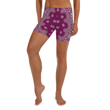 Load image into Gallery viewer, Purple Paisley Shorts