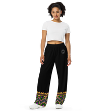 Load image into Gallery viewer, CYC Mardi Gras All-over print unisex wide-leg pants
