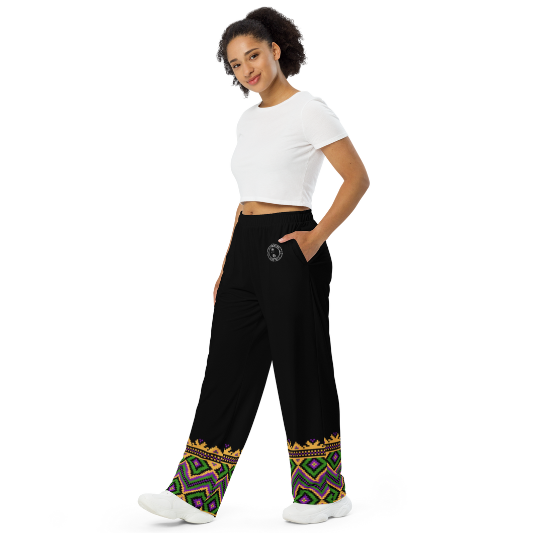 CYC Mardi Gras All-over print unisex wide-leg pants