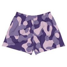 Load image into Gallery viewer, Purple Camo C.Y.C Women&#39;s Athletic Short Shorts