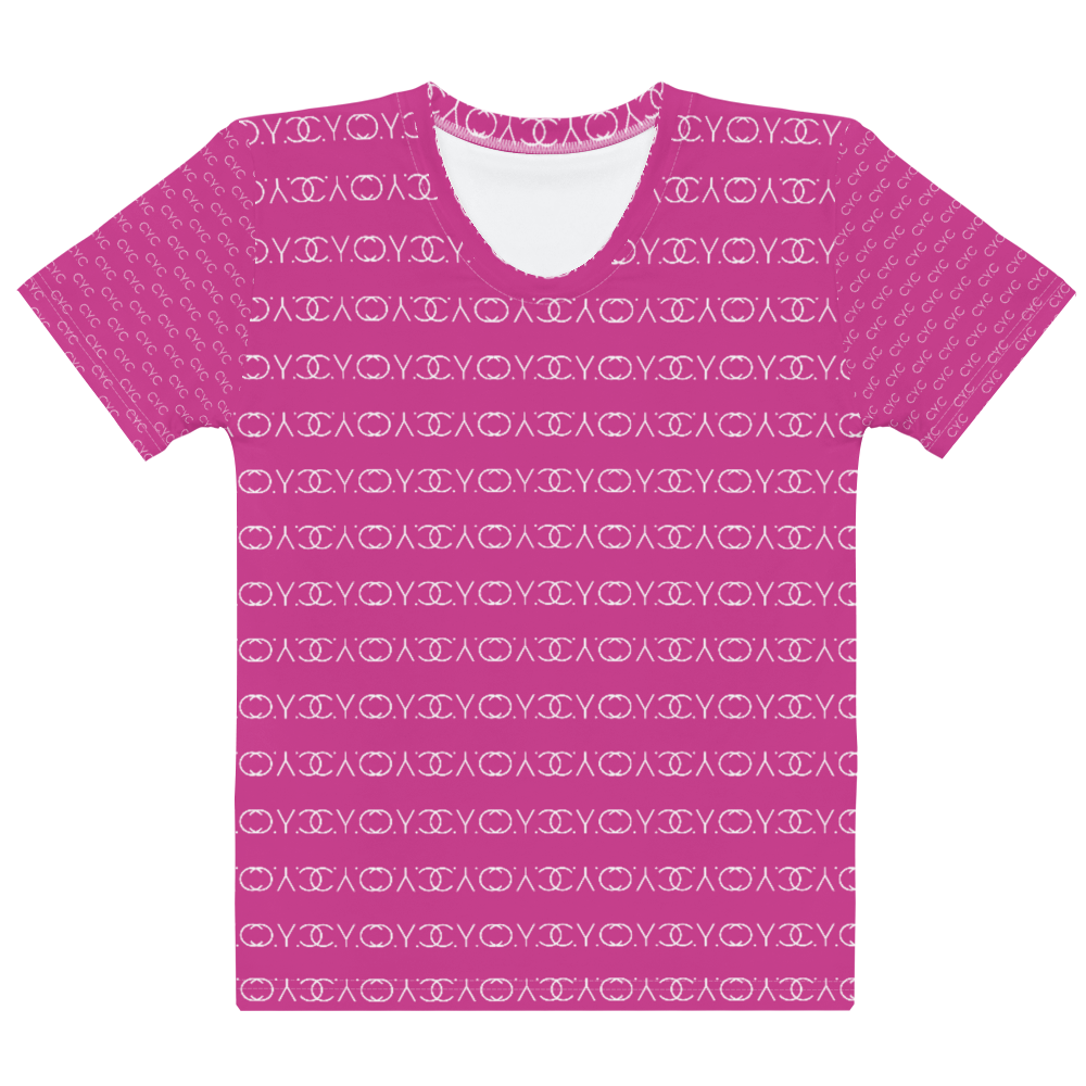 Pink C.Y.C Designer Women's T-shirt