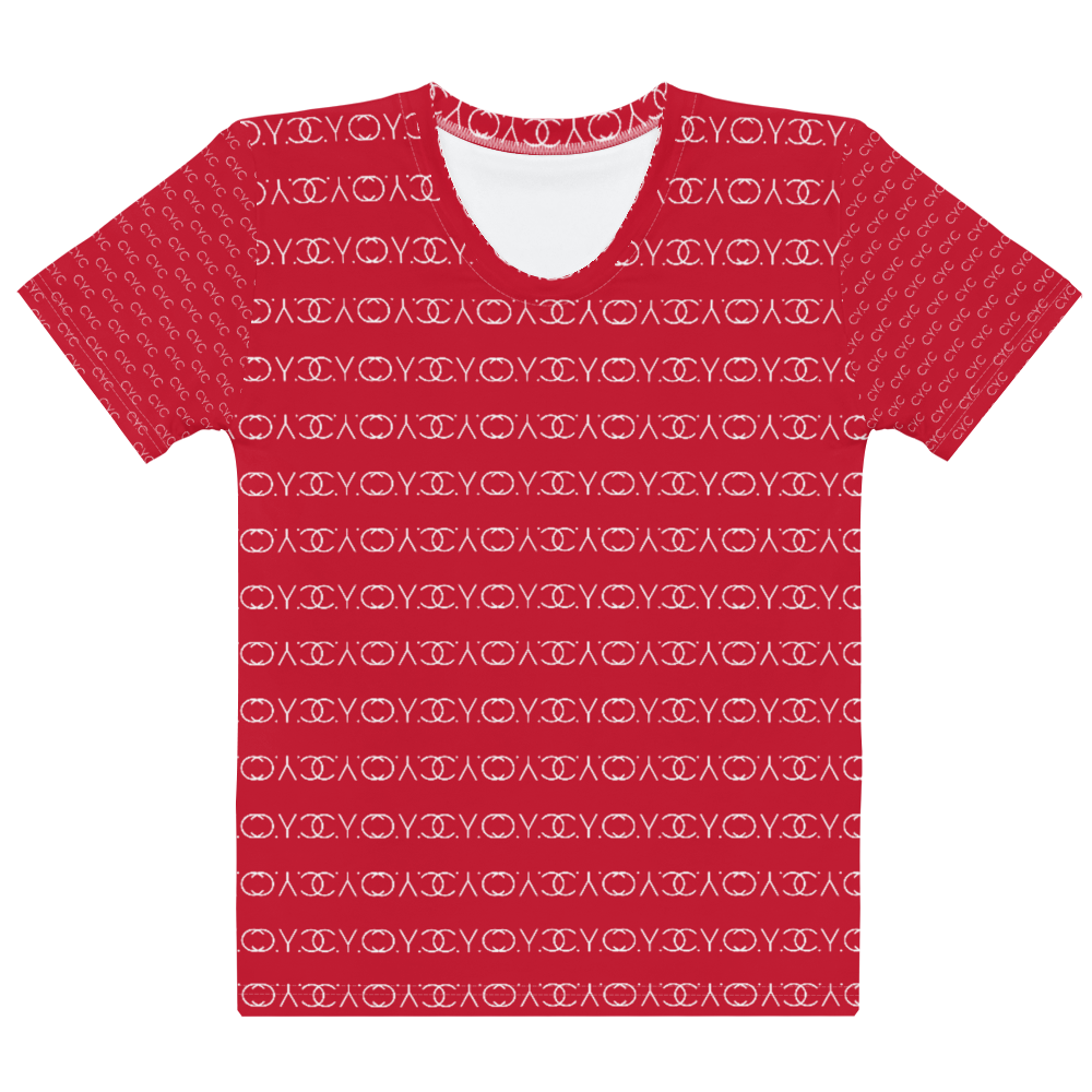 Red Designer C.Y.C Women's T-shirt