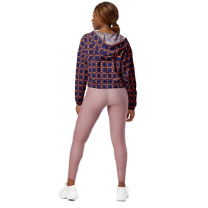 C.Y.C Afro Printed  Women’s cropped windbreaker