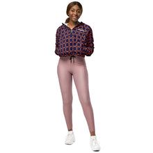 Load image into Gallery viewer, C.Y.C Afro Printed  Women’s cropped windbreaker