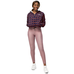 C.Y.C Afro Printed  Women’s cropped windbreaker