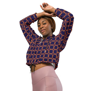C.Y.C Afro Printed  Women’s cropped windbreaker