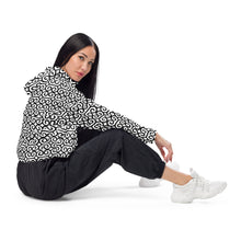 Load image into Gallery viewer, CYC Black and White Women’s cropped windbreaker