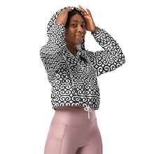 Load image into Gallery viewer, CYC Black and White Women’s cropped windbreaker