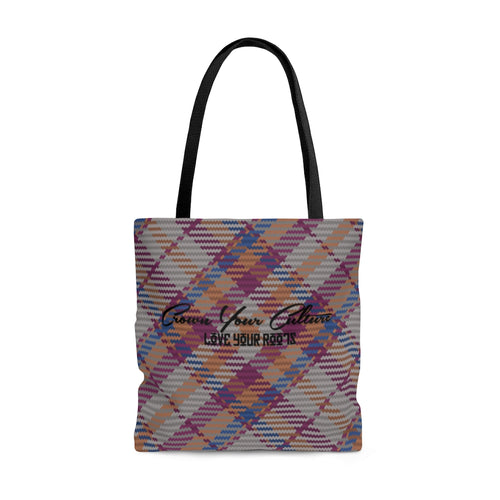 Plaid Gray C.YC Tote Bag