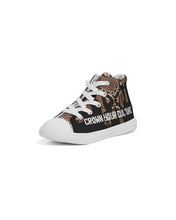 Load image into Gallery viewer, CROWN YOUR CULTURE Kids Hightop Canvas Shoe