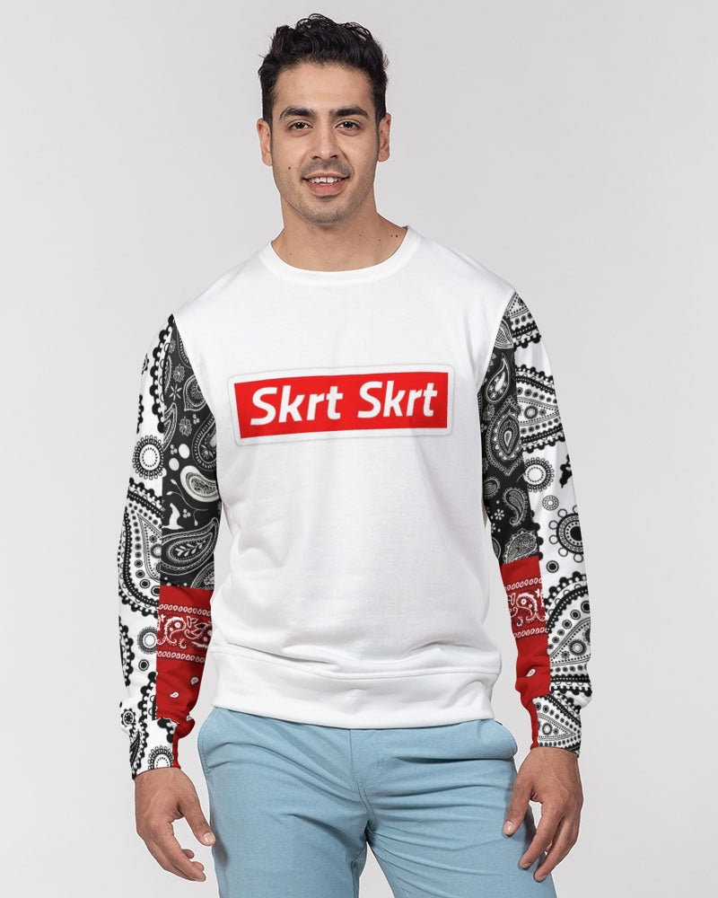 CROWN YOUR CULTURE Men's Classic French Terry Crewneck Pullover