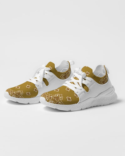 Tan Paisely Women's Two-Tone Sneaker