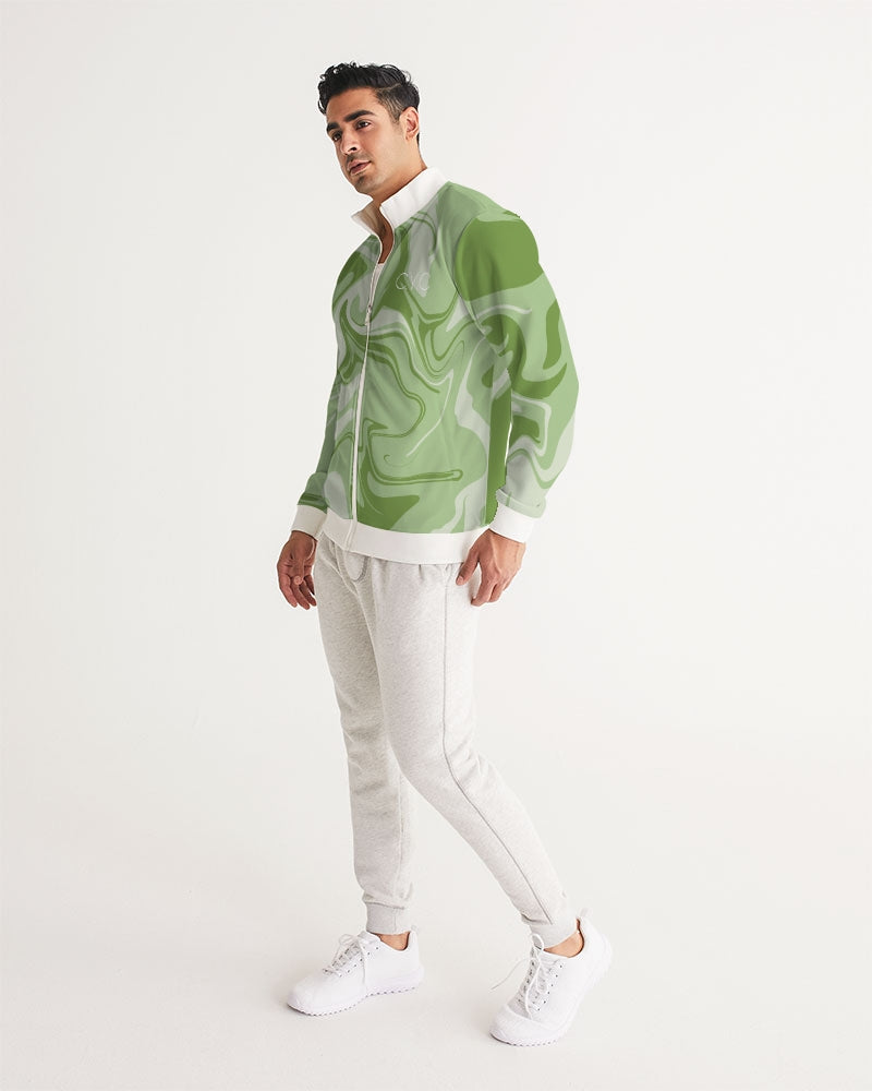 Wavy Green CYC Men's All-Over Print Track Jacket