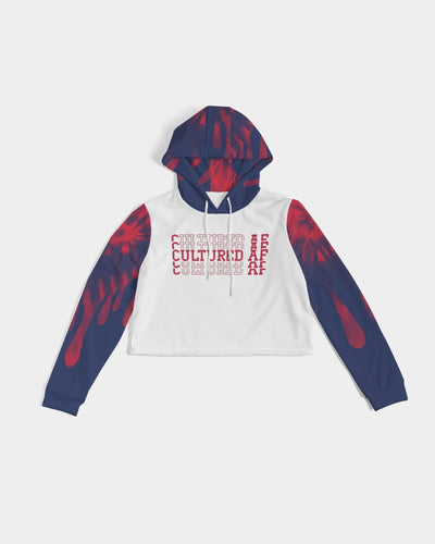 CROWN YOUR CULTURE Women's Cropped Hoodie