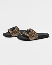 Load image into Gallery viewer, Brown Army Paisely Women&#39;s Slide Sandal